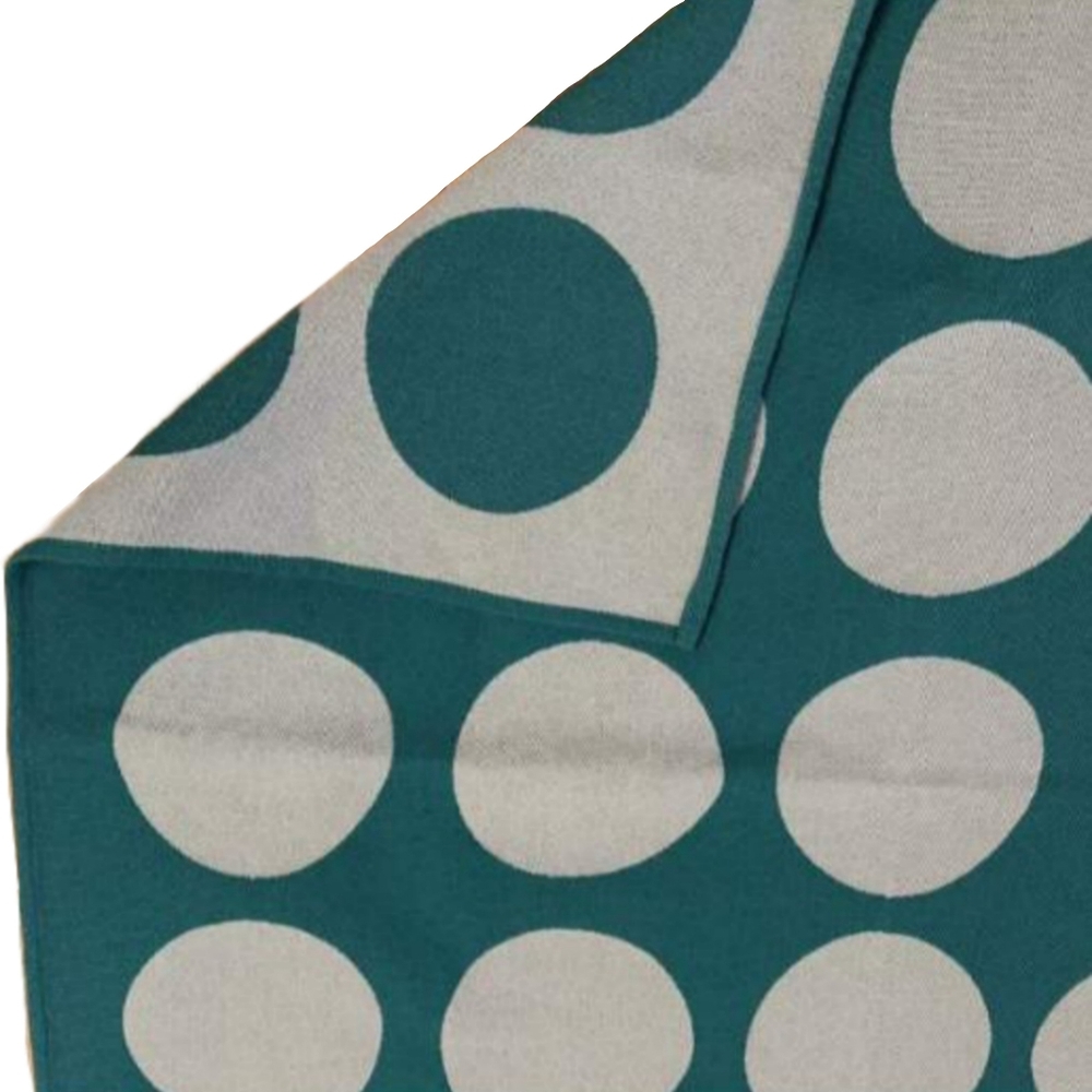 Maven Retro Mod Polka Dot Picnic Throw Blanket - Picture 3 of 6